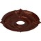 Ekena Millwork Attica Ceiling Medallion (Fits Canopies up to 5"), Hand-Painted Antique Copper, 18"OD x 4"ID x 5/8"P CM18ATACS - alternate 4